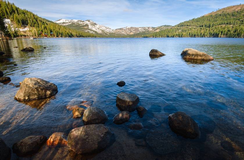 donner memorial state park water view